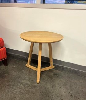 Laptop Table, Round Wood
