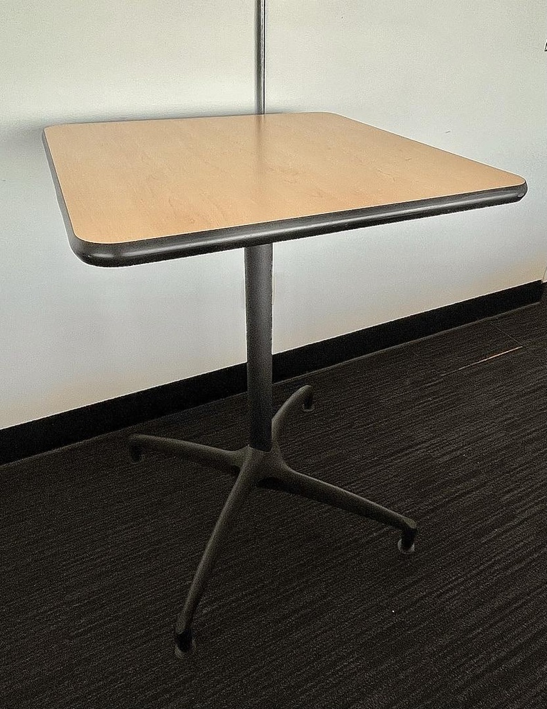 High Top Square Table - W/D 30, H 42