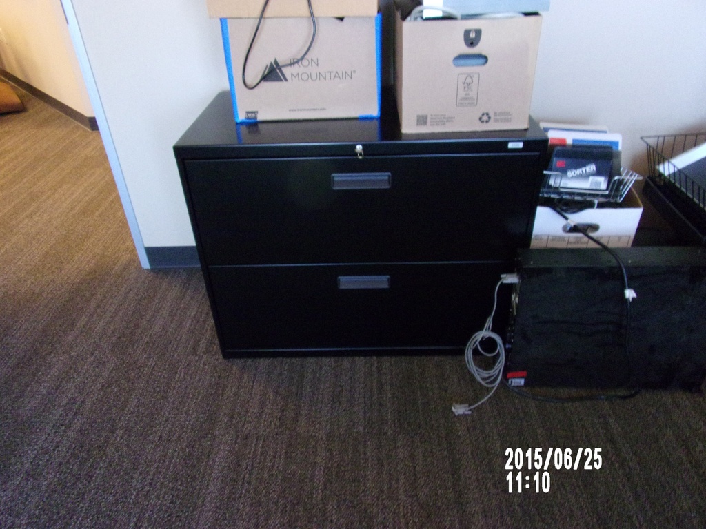 Hon 2 Drawer Lateral Black