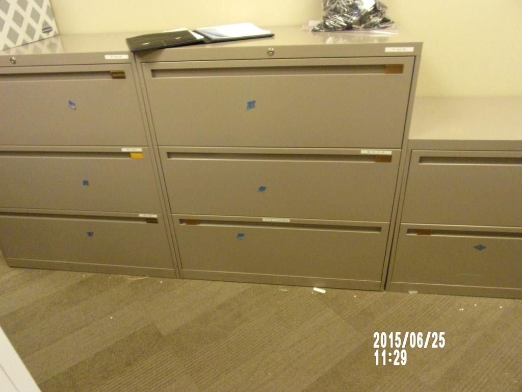 Allsteel 3 Drawer Lateral File