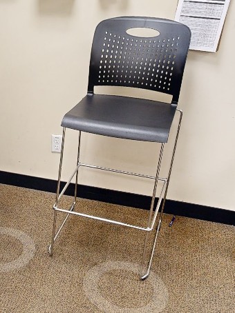 Tall Black Stool