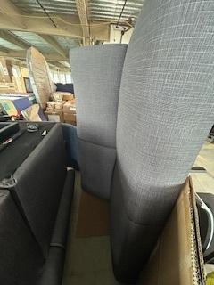 Grey Love Seat