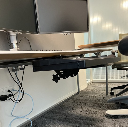 Undermount keyboard tray