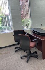 Side Chair W/Caster - Red 