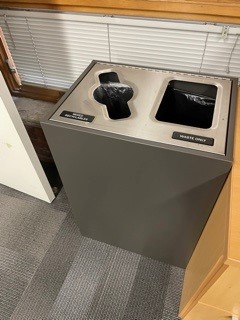 Garbage and recycle can