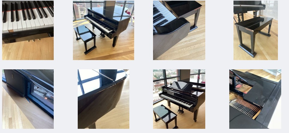 Young Chang Grand Piano with Bench