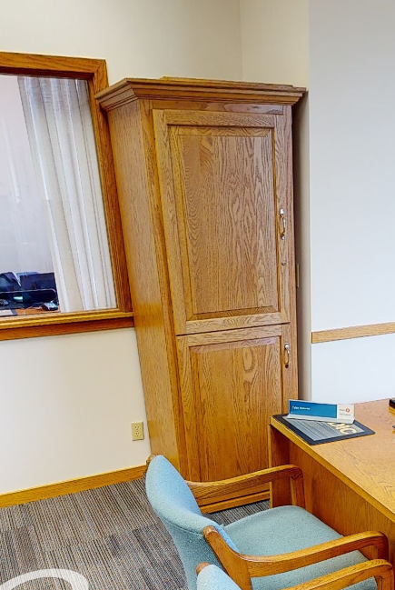 Tall Wood Storage Cabinet