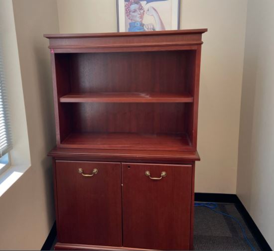 Cherry Wood Bookshelf (39x15)