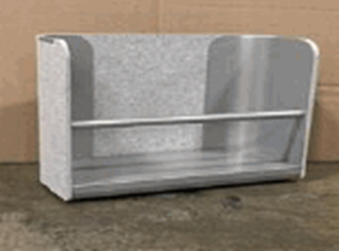 N Desk Side Storage Mobile 24×10×18 Felt