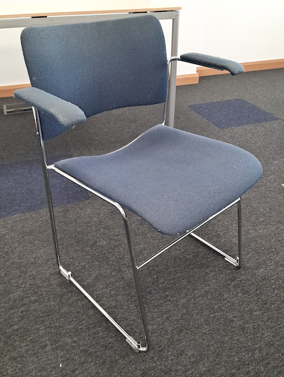 Blue Meeting Chair