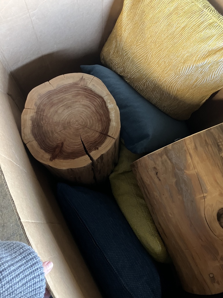 Tree Stump Side Table