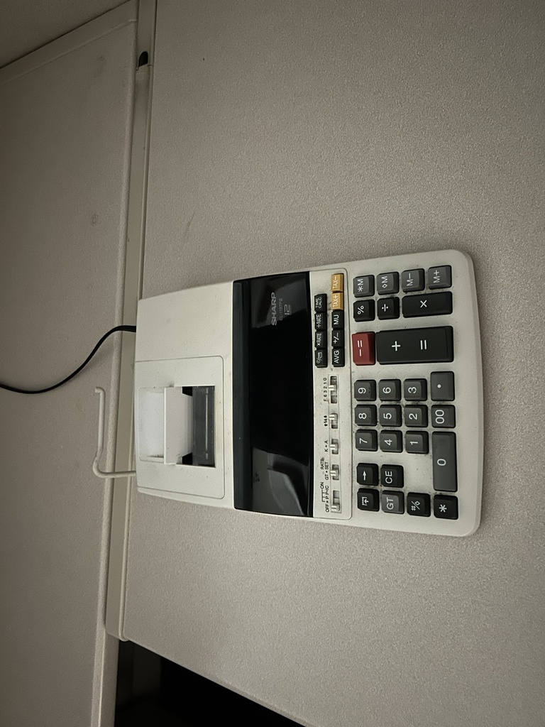 Sharp Electric Calculators