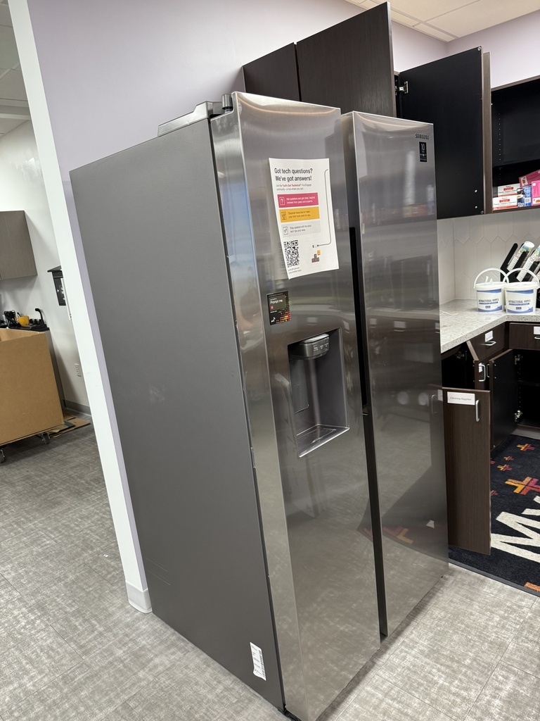 2-Door Stainless Steel Fridge