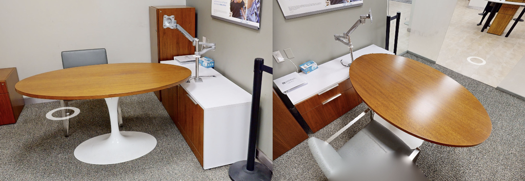 L-shape desk (tower not included)