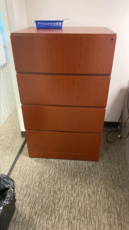 Large Wood File Cabinet