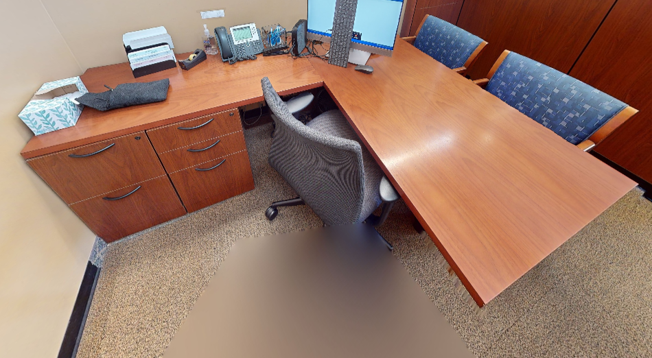 L-shaped desk 72x48