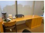 Meeting room desk with drawers