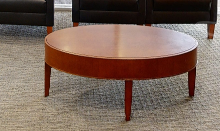 Oval coffee table