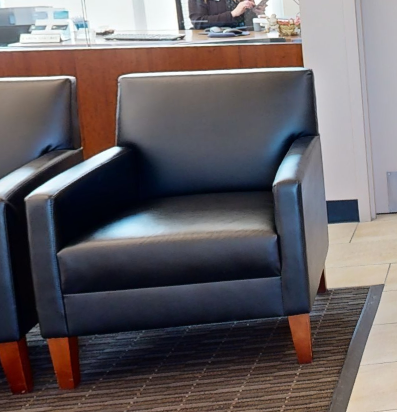 Black Lounge Chair