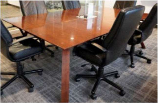 Conference table – 5' w x 8' l