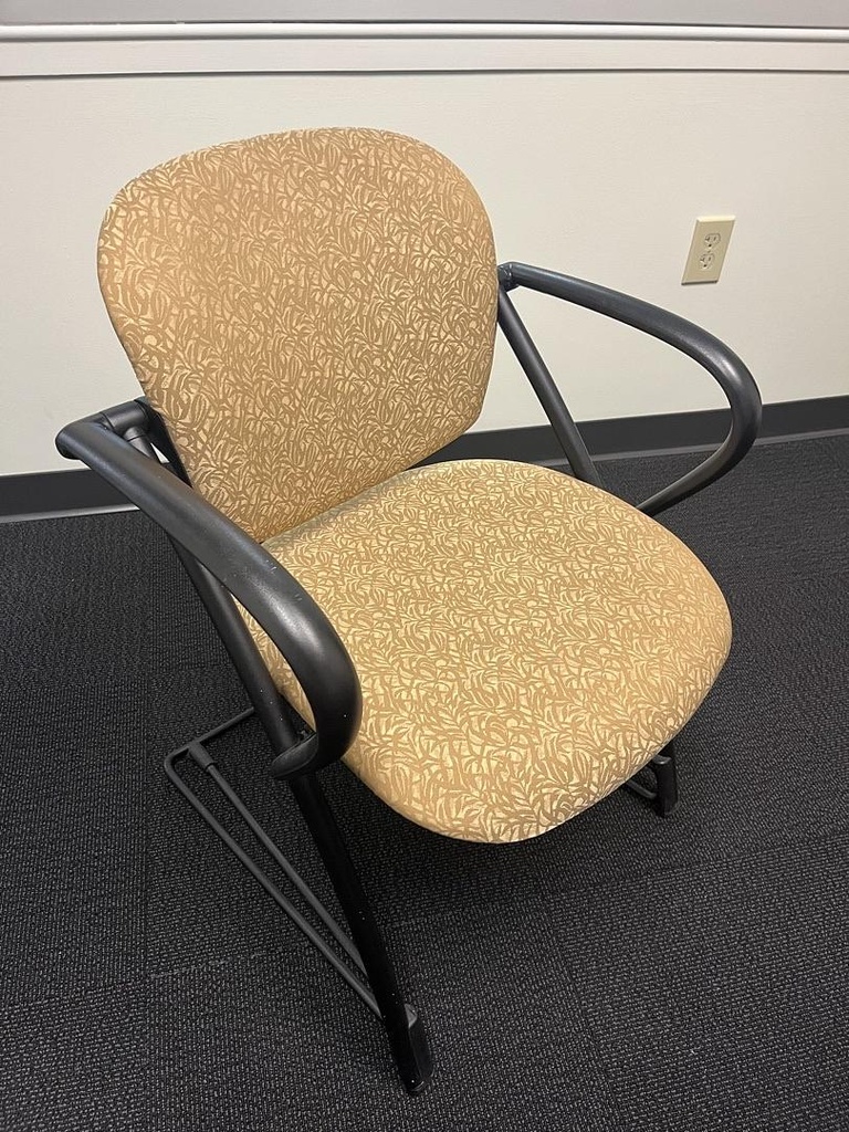 Guest Chair - gold floral Aly