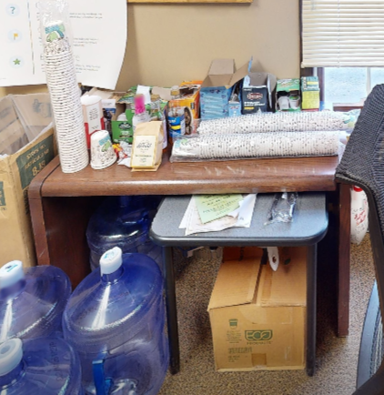 Rectangle wood table