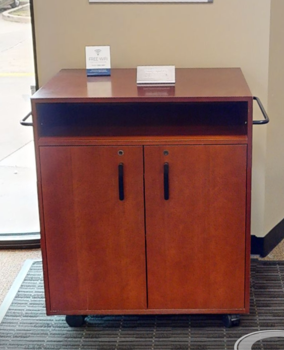 Coffee mobile cabinet