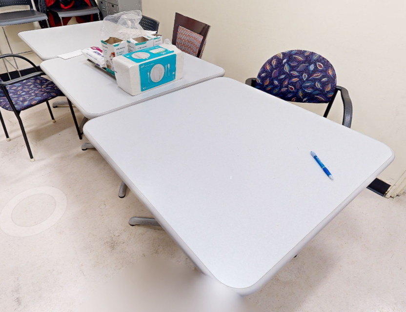 Square kitchen table
