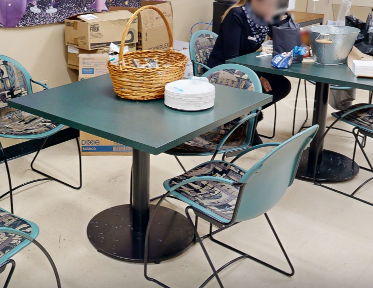 Square kitchen table