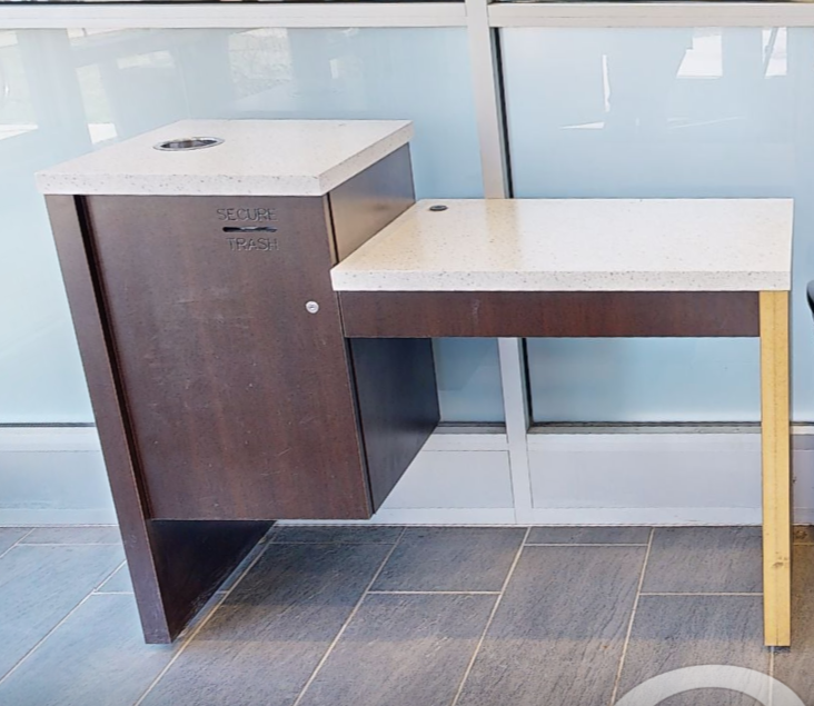 Cheque desk