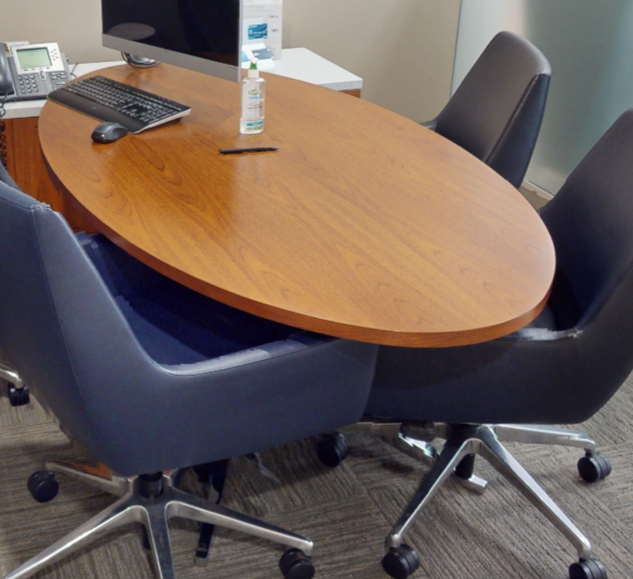 Conference table, oval