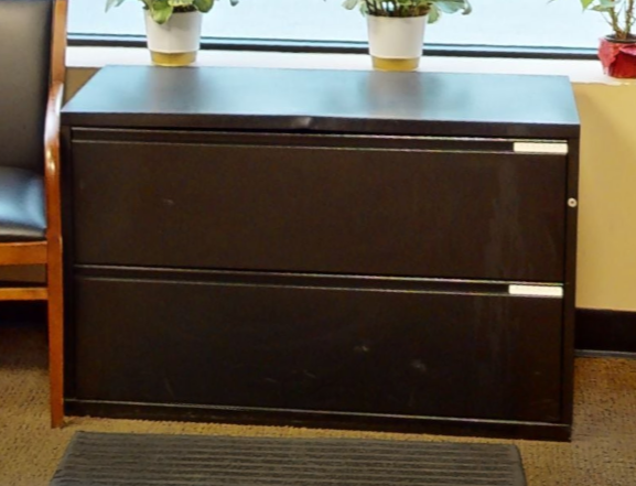 2D lateral filing cabinet