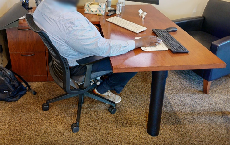 L-shape desk