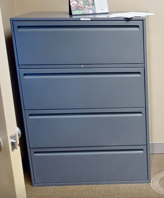 4D lateral filing cabinet