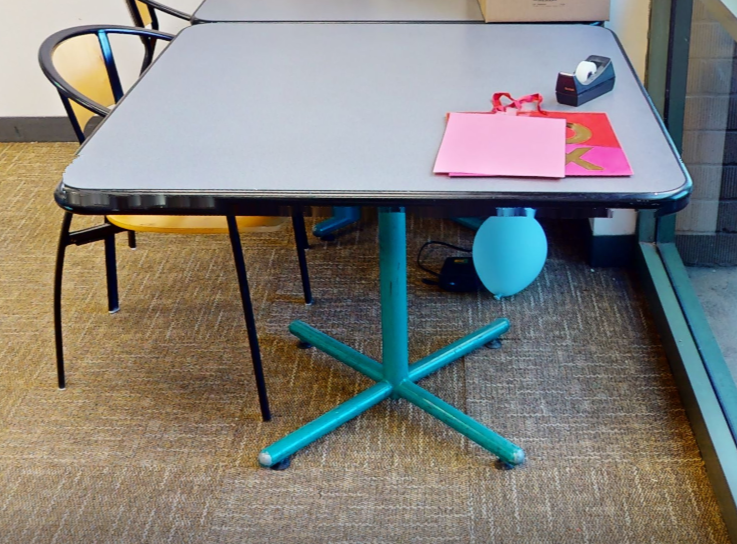 Square kitchen table