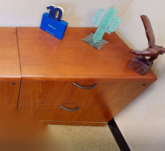 2D lateral wood credenza