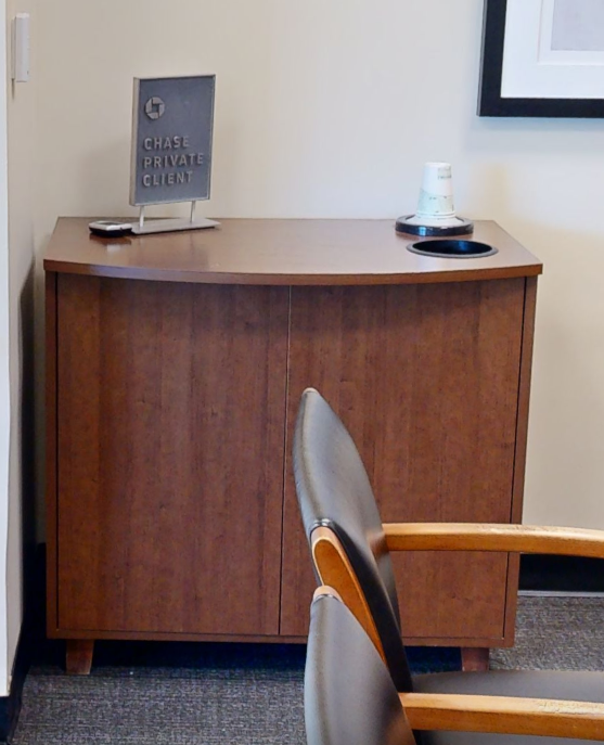 Coffee station cabinet