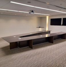 5' x 20' x 9'-4" BOARD ROOM TABLE 