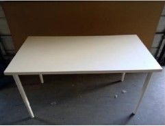 White Table 60 x30