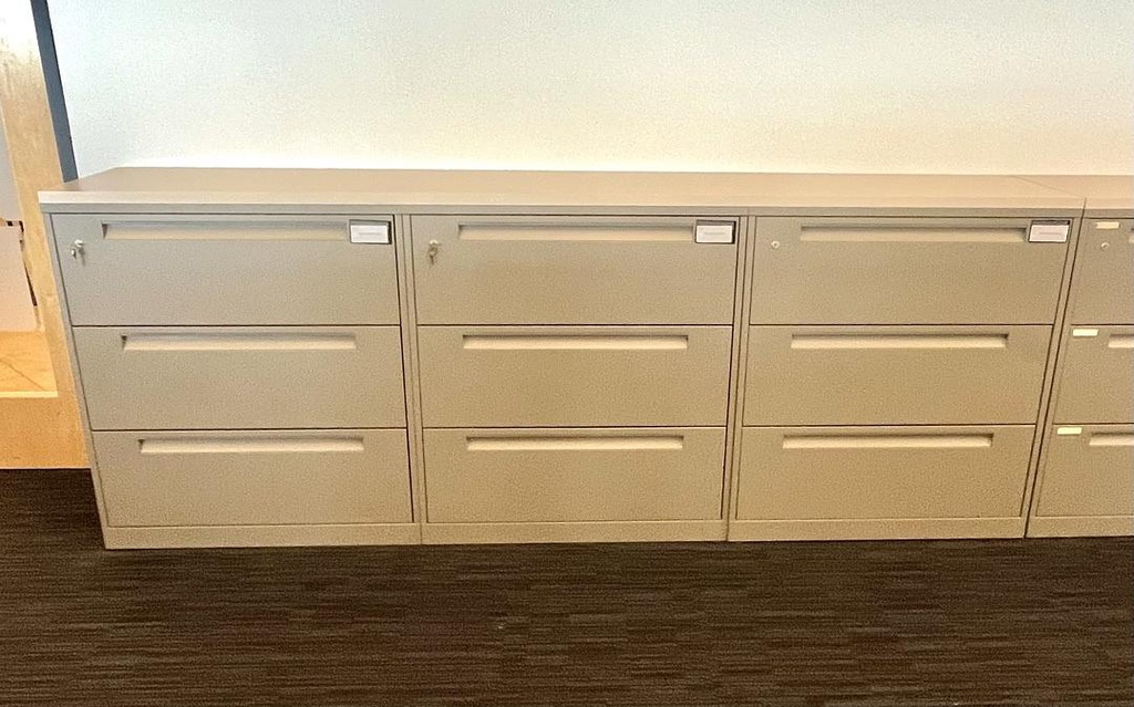 (4) Lateral File - 3H 3R Common Top