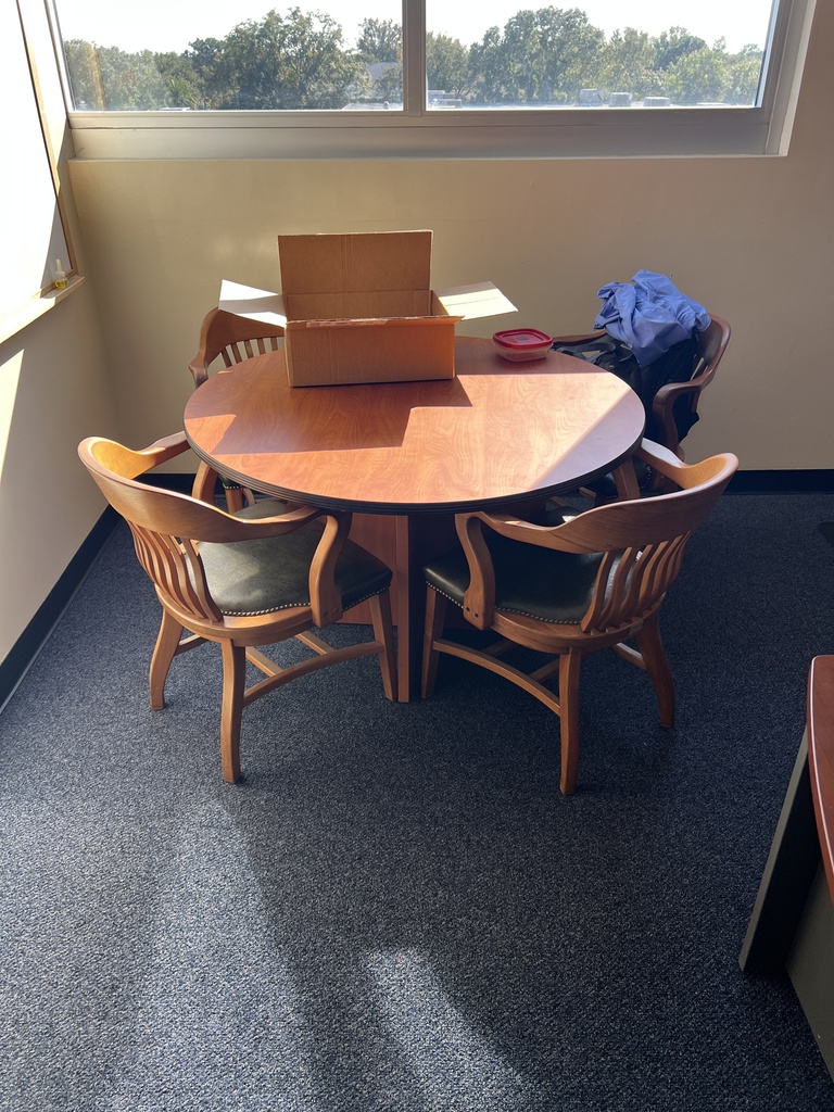 Wood Guest Chairs, dark seat