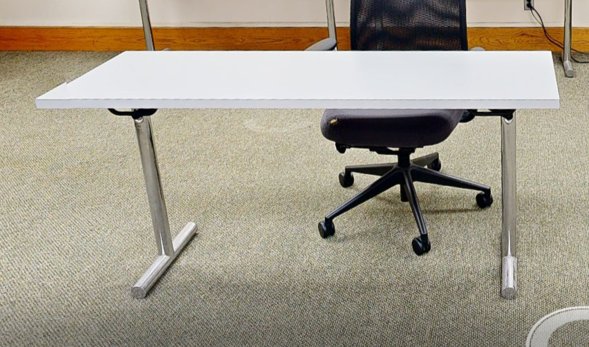 Rectangle meeting table, wht