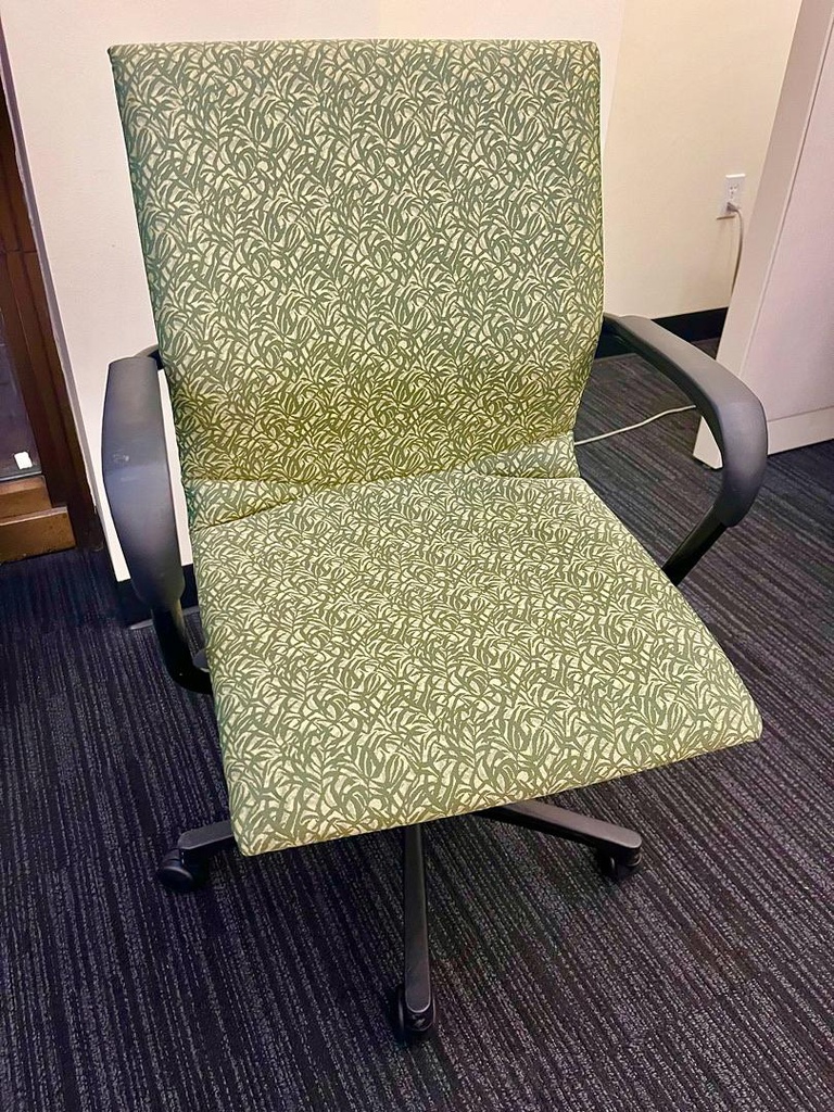 Task Chair - green floral Protege