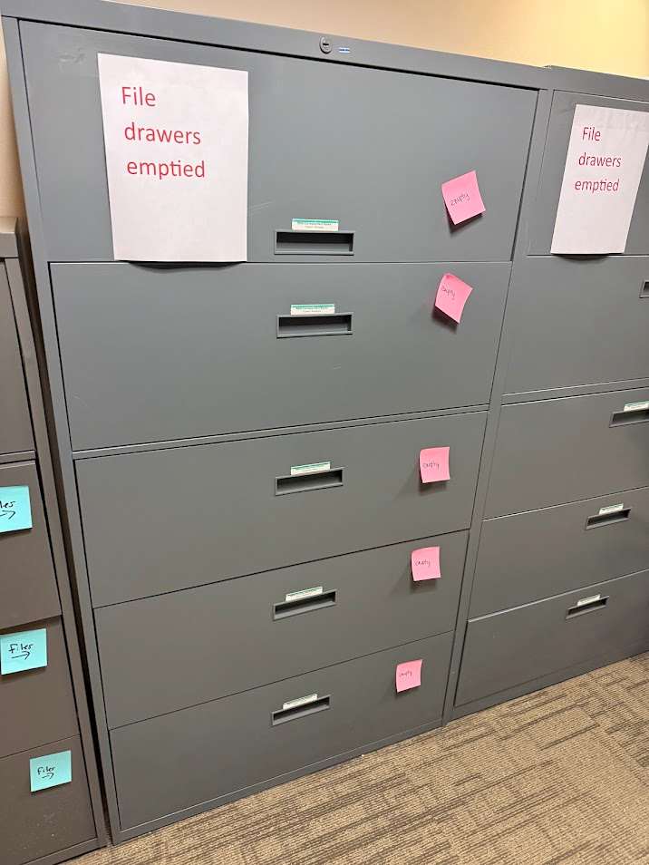 5-DRAWER LATERAL FILE CABINET (METAL) DARK GREY