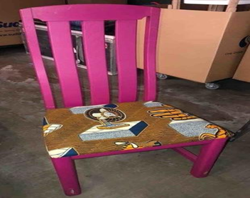 Pink chair