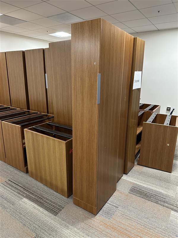 12” W x 21” D x 73” H Wooden Wardrobe