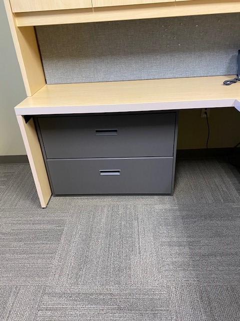 2 Drawer Gray file