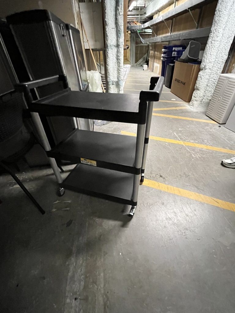 Black Utility Cart 2