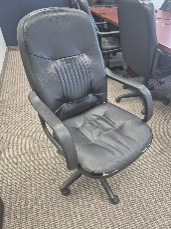 Pleather high back meeting chairs