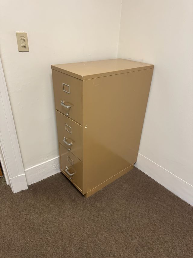 3 drawer vertical filing cabinet